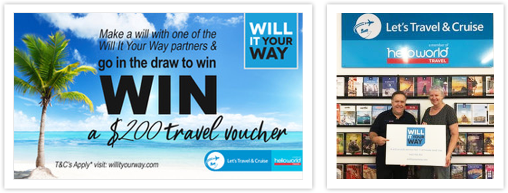 WILL IT YOUR WAY TRAVEL VOUCHER COMPETITION